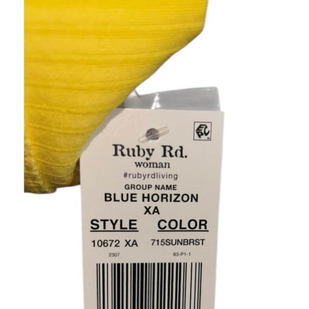 NWT Ruby Rd. Yellow Shacket, P2P:24”, L:30”, RT $72 - Picture 3 of 8